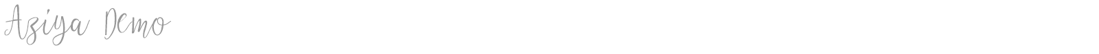 Aziya font preview